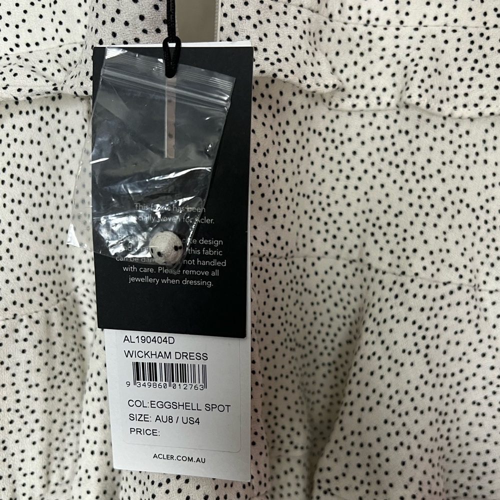Acler Acler Wickham Dot‎ Dress Sz US 4 NWT - Picture 10 of 14